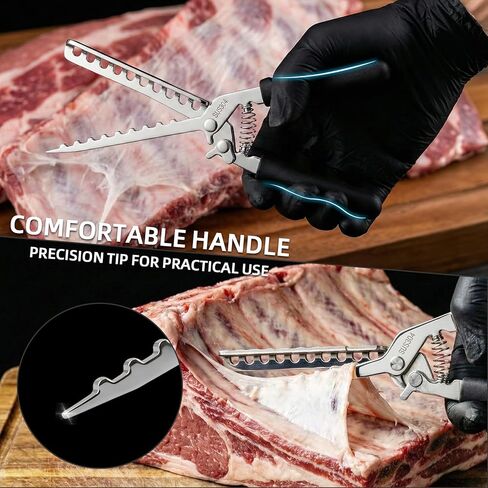 Rib Membrane Removal Tool – 304 Stainless Steel Rib Prep Tool Membrane Remover & BB Rib Skinner in Saudi Arabia
