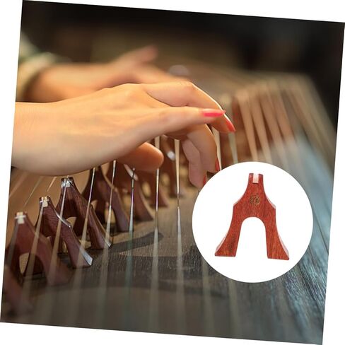 مجموعة جسور Guzheng مكونة من 21 قطعة من الخشب الصلب البني الفاتح من ABOOFAN، أعمدة دعم Guzheng الخشبية لملحقات أدوات Zither الصينية in Saudi Arabia
