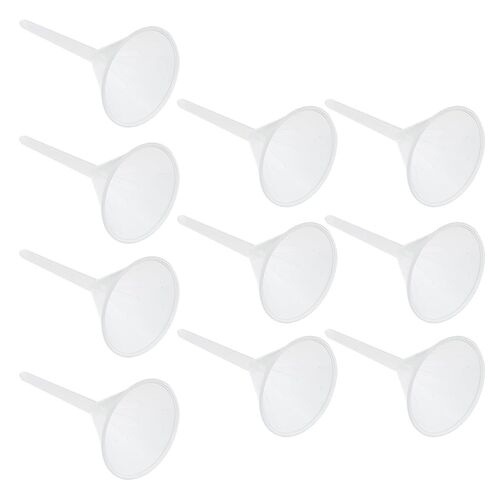 12pcs 75mm Plastic Laboratory Filling Funnels Pp Triangle Filter Funnels for Liquid Transfer and Scientific Experiments in Saudi Arabia