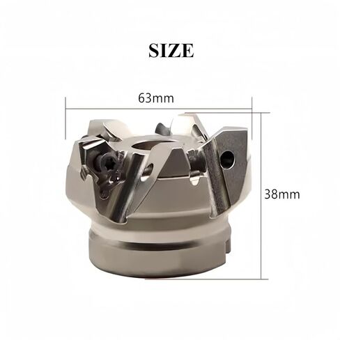 2 قطعة مطحنة الوجه 0.87 بوصة × 2-1/2 بوصة × 1-1/2 بوصة قاطعة طحن التغذية السريعة 90 درجة قاطعة الطحن السطحية 5 مزامير للقطع الثقيل in Kuwait