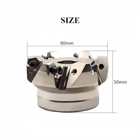 2 قطعة مطحنة الوجه 1 × 3.15 × 2 بوصة قاطعة طحن التغذية السريعة 90 درجة قاطعة الطحن السطحية 6 مزامير للقطع الثقيل in Kuwait