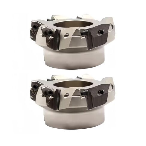 2 قطعة مطحنة الوجه 1-1/4 بوصة × 4 بوصة × 2 بوصة قاطعة طحن التغذية السريعة 90 درجة قاطعة الطحن السطحية 7 مزامير للقطع الثقيل in Kuwait