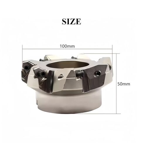 2 قطعة مطحنة الوجه 1-1/4 بوصة × 4 بوصة × 2 بوصة قاطعة طحن التغذية السريعة 90 درجة قاطعة الطحن السطحية 7 مزامير للقطع الثقيل in Kuwait