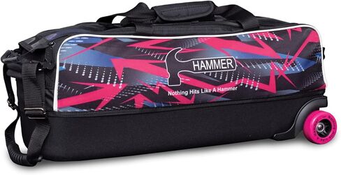 Hammer Pink Arrows Triple Tote Bowling Bag in Saudi Arabia