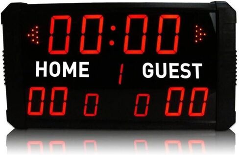 LED Digital Scoreboard Digital Scoreboard,Powered Electronic Basketball Scoreboard with Buzzer,Equipment for Ball Game in Saudi Arabia