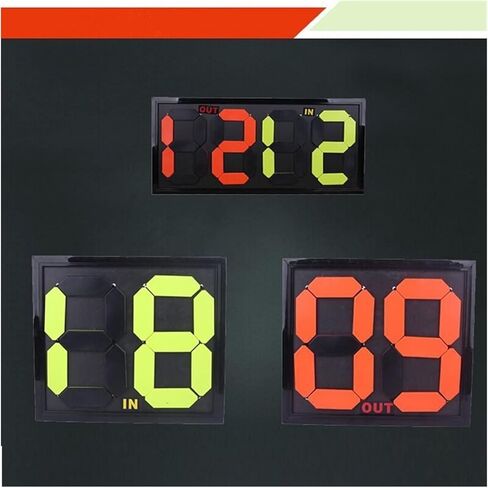 Led Scoreboard Multi Sport Scoreboard,Football/Soccer Substitute Board Extra Time Scoreboard Equipment for Basketball Table Tennis Baseball Soccer Volleyball in Kuwait