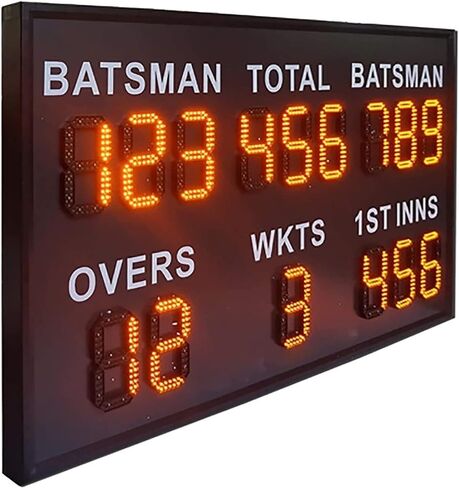 Electronic Scoreboard, Mobile Wireless Highlight LED Scoring Display Cricket, It is Suitable for Various Sports and Has A Wide Range of Applications in Saudi Arabia