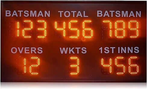 Electronic Scoreboard, Mobile Wireless Highlight LED Scoring Display Cricket, It is Suitable for Various Sports and Has A Wide Range of Applications in Saudi Arabia