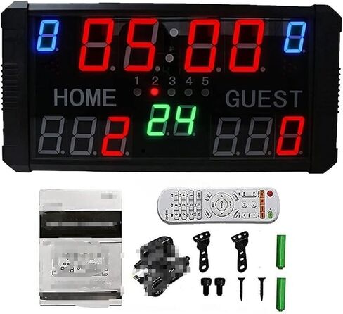 LED Portable Desktop Scoreboard, Professional Outdoor 14 Digit Multi Sport Electronic Digital Basketball Scoreboard,Suit a in Kuwait