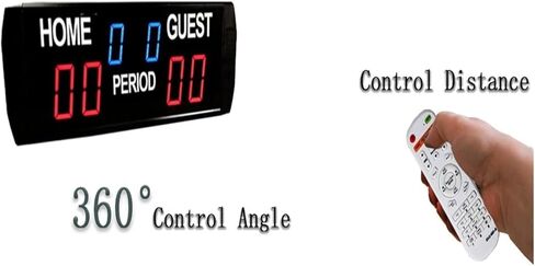 LED Digital Scoreboard Digital Scoreboard, Portable Score Keeper LED Electronic Scoreboard for Basketball Volleyball Indoor Games in Kuwait