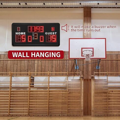 LED Football Replacement Board Portable LED Scoreboard, Basketball/BaseballGame Digital Scoreboard with Remote Control with Buzzer, with Tripod Portable Replacement Plate in Kuwait