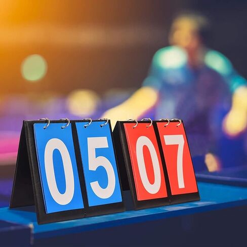 لوحة النتائج الرياضية 2 قطعة أرقام لوحة النتائج المحمولة الوجه لوحة النتائج الرقمية الأحمر والأزرق للبيسبول وكرة القدم والكرة الطائرة وكرة السلة وتنس الطاولة والشباك والمبارزة الرجبي in Kuwait