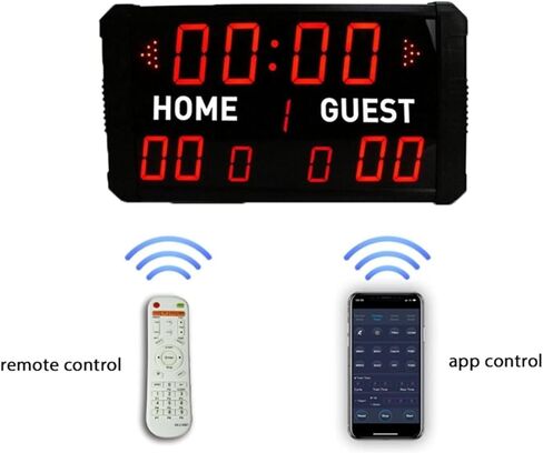 LED Digital Scoreboard Multisport Indoor Scoreboard,24S Shot Clock LED Scoreboard Electronic Digital for Basketball Football Multisport Scoreboard in Kuwait