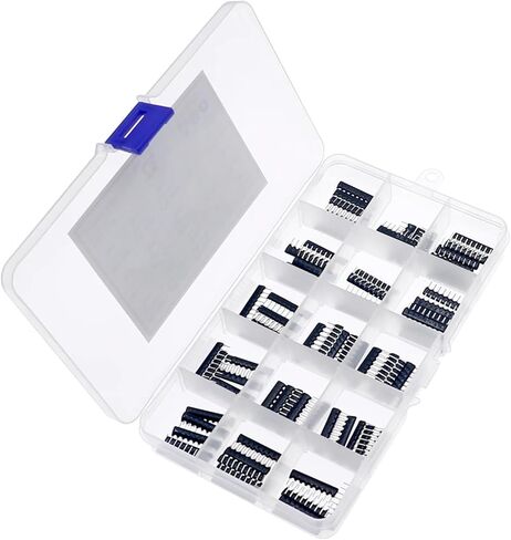 75 قطعة 15 أنواع شبكة المقاوم مجموعة متنوعة 1 x 9pin 101 221 471 681 102 222 472 682 103 153 203 273 473 683 104 مع صندوق in Kuwait