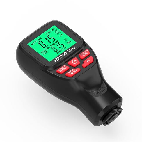 Thickness Industrial, 0-2000UM Paint Thickness, LCD Coating Thickness Meter, 3 Probe Modes, 3 Units Switching, for Steel, Metals, Plastic, Glass, PVC in Saudi Arabia