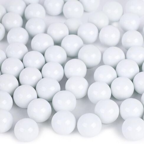 DomeStar 1LB زجاج من الرخام، كرات زجاجية مستديرة 0.63 بوصة حشو مزهرية خرز زجاجي شفاف للرخام يعمل ديكور المنزل in Kuwait