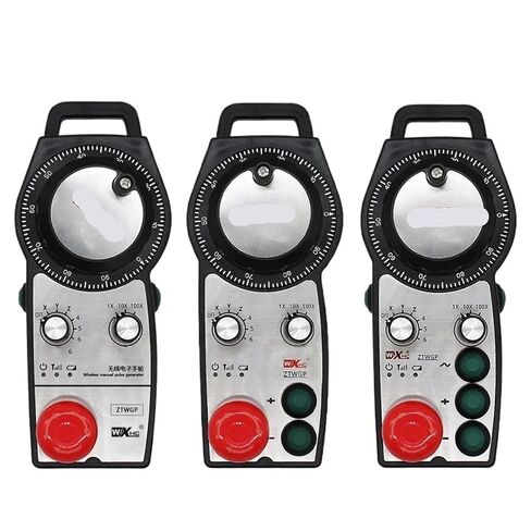 Enhanced CNC 6 Axis Wireless MPG Pendant Handwheel 100PPR with Emergency Stop & Custom Button for CNC Centre, CNC Router Machine(ZTWGP,for FAGOR System) in Saudi Arabia