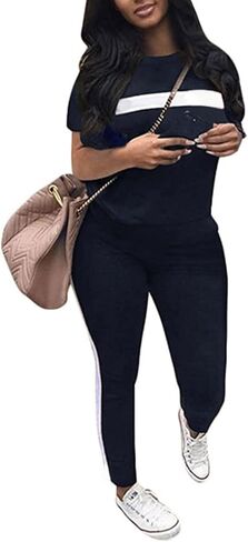 Bealin Workout Sets for Women Two Piece Outfits Summer Sweatsuits Jogger Sets Casual Tracksuit in Saudi Arabia