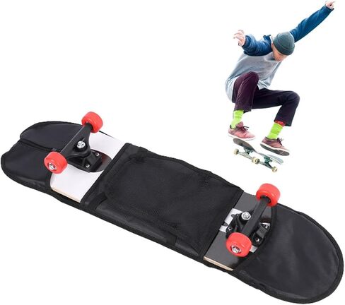 Skateboard Backpack, 600D Oxford Organizer Pouch, 600D Oxford Skateboard Bag Travel, for Beginner, Youth, Adults, Commute, Outdoor, Skating in Saudi Arabia