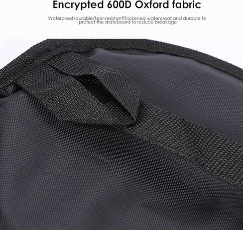 Skateboard Backpack,600D Oxford Organizer Pouch | Waterproof 600D Oxford Skateboard Carry Bag,for Beginner, Youth, Adults, Commute, Outdoor, Skating in Saudi Arabia
