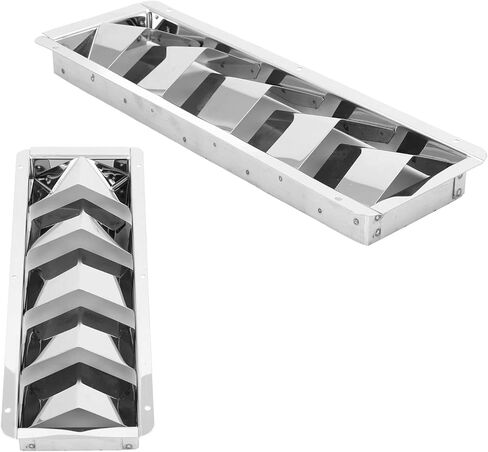 5 Slots Boat Louvered Vent, Boat Louvered Vent Stainless Steel Anti Corrosive Corrode Resistants Marine Vent for Yachts in Kuwait