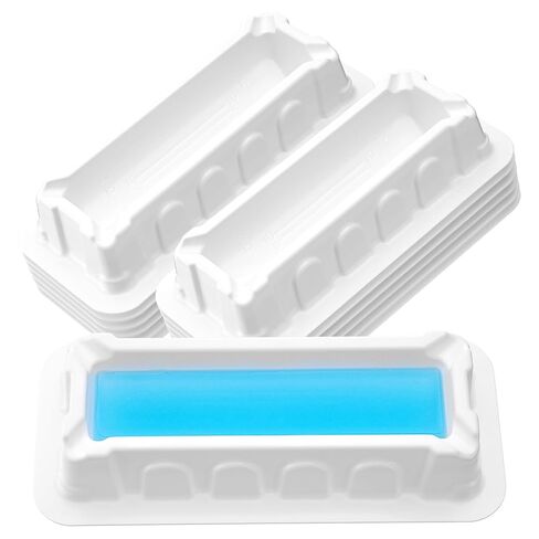 4E's USA 100 Pieces 25mL Reagent Reservoir, V-Bottom Low Dead Volume & Angled Flow Design for 8-Channel Pipettes, Dual-Sided Graduations, Anti-Stick Stacking for Laboratory Use in Kuwait