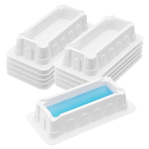 4E's USA 100 Pieces 25mL Reagent Reservoir, V-Bottom Low Dead Volume & Angled Flow Design for 8-Channel Pipettes, Dual-Sided Graduations, Anti-Stick Stacking for Laboratory Use in Saudi Arabia