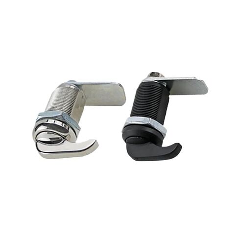 Cabinet Door Electric Control Box Handle Tongue Lock Zinc Alloy Distribution Rotating Cylinder 1Pcs(Plating) in Saudi Arabia