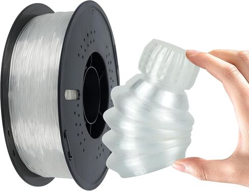 Kingroon Green TPU Filament 1.75mm، 95A مرن TPU خيوط طابعة ثلاثية الأبعاد، خيوط خالية من الانسداد 1 كجم بكرة (2.2 رطل)، دقة +/- 0.03 مم، أخضر in Saudi Arabia