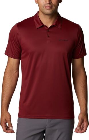 Columbia Men's Hike Short Sleeve Polo, Red Jasper, 5X Tall in Saudi Arabia