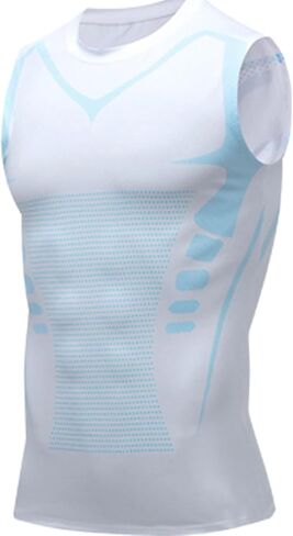 2026 Compression Shirt Men, Shaping Sleeveless Vest, Sport Running Moisture-Wicking Dry Fit Breathable Gym Shirt in Saudi Arabia