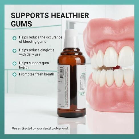 العلامة التجارية Luminous Care House CHG 0.12% شطف الفم - غسول الفم بنكهة النعناع - زجاجة 16 أونصة - شطف يومي لتجديد الفم - غسول الفم التجميلي لنفس نظيف ومنعش in Kuwait