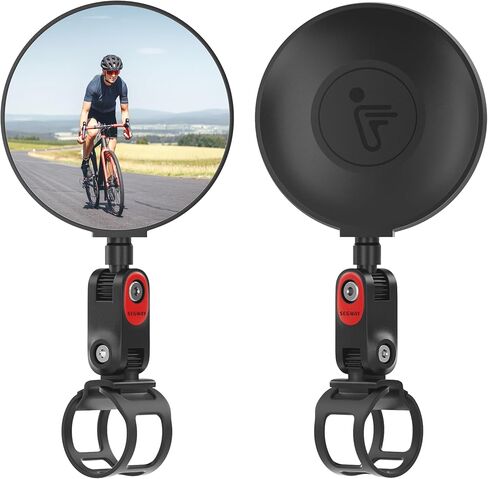 مرآة الرؤية الخلفية للسكوتر متوافقة مع Ninebot من Segway جميع KickScooters MAX G30 G2 G3 ZT3 Pro GT3 F3 E3 (باستثناء Air T15)، مرايا الرؤية الخلفية ذات الرؤية الواسعة القابلة للتعديل، الملحقات الأصلية 2 حزمة in Kuwait