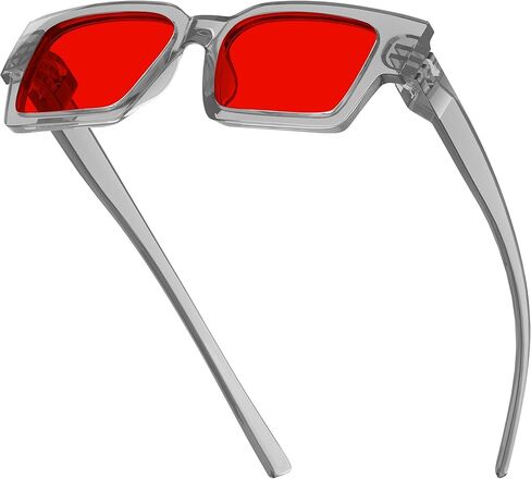 نظارات نوم كلاسيكية من Eyekepper مع حجب الضوء الأزرق والأخضر، نظارات ليلية بعدسات حمراء لتحسين النوم باللون الأسود in Kuwait