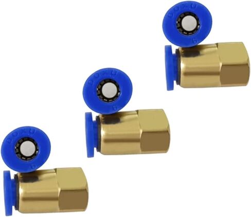 30PCS BSPT PCF6-01, 6mm To 1/8" Pneumatic Connectors Female Straight One-Touch Fittings in Saudi Arabia