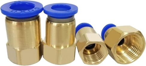 Pneumatic Components10pcs/lot BSPT PCF6-01 PCF6-02 PCF8-02 Pneumatic Connectors Female Straight One-Touch Quick Release Fitting(PCF8-04) in Saudi Arabia