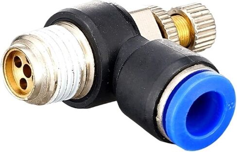 Pneumatic quick connect connector SL 4 6 8 10 12mm M5 "1/8" 1/4 "3/8" 1/2 air speed regulating valve Accelerator valve(SL10-01) in Saudi Arabia