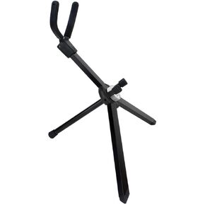 Toddmomy Folding Alto Saxophone Stand Non-skid Sax Display Rack Portable Black Saxophone Tripod Holder for Musical Instruments in Kuwait