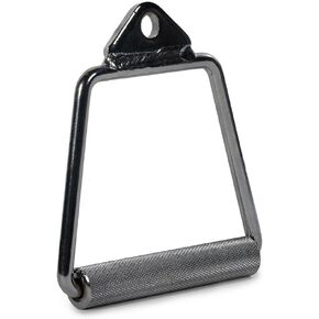 Titan Fitness Rotating D-Handle Cable Attachment, Ergonomic Knurled Grip, Chrome-Plated Solid Steel Build, Rotating Design Prevents Wrist, Elbow, and Shoulder Strain, Strength Training Accessory in Kuwait