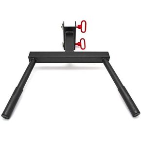 Dip Bar Station For Tricep Dips, Bodyweight Training, Calisthenics, Attaches to 2"x3" Rigs, Cages, Squat Racks with 5/8" Hardware, Angular Bar Layout in Kuwait