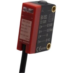 Photoelectric Switch Diffuse Reflection Adjustable Focusing Small Spot Red Light Sensor 24V(BX-552 NPN) in Saudi Arabia