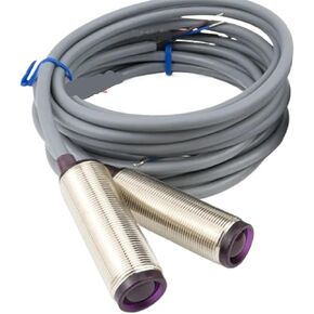 1pcs M18 Photoelectric Switch Sensor Photoelectric Induction Switch DC24v Distance 5M 15M NPN PNP(5M NPN Normal Open) in Saudi Arabia