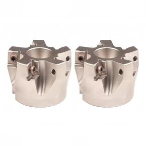 2 عبوة 88 درجة مطحنة وجه سريعة التغذية 0.87 بوصة × 2-1/2 بوصة قاطعة طحن ثقيلة 5 مزامير مطلية بالنيكل مطحنة وجه قابلة للفهرسة in Kuwait