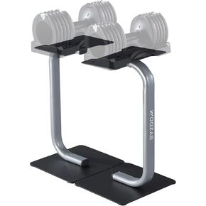 حامل حامل دمبل قابل للتعديل لتدريب الأثقال واللياقة البدنية للمنزل وصالة الألعاب الرياضية والمبتدئات باللون الأسود in Kuwait