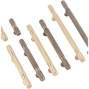 النحاس الماس نمط خزانة سحب T-بار تطول 380 مللي متر مقبض درج 1 قطعة (8822-96-Gold) in Kuwait