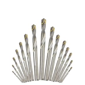 Carbide Drill Bits with Tungsten Steel Straight Shank are Used for Iron Aluminum Alloy Ceramic Tiles 3-20mm Set(10pcs 20mm) in Kuwait