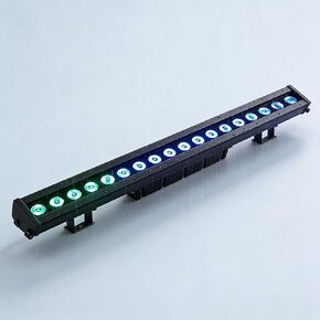 SHEHDS 18x10W Waterproof Wash Wall Light, RGBWUV 6-in-1, IP65 Waterproof, DMX512, Stage DJ Light, Strobe Effect, Aluminum Shell, for Outdoor Party, Disco, Live Show in Kuwait
