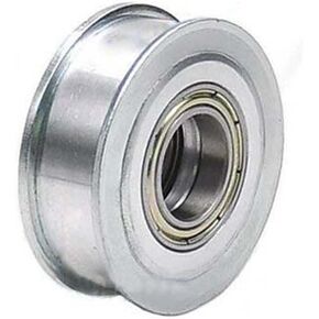 بكرة حزام التوقيت MXL50T بكرة خاملة ناعمة 10 مم مع محمل مزدوج لحزام عرض 10 مم (عرض سطح أملس 11 مم، التجويف: 10 مم - محمل مزدوج) in Kuwait