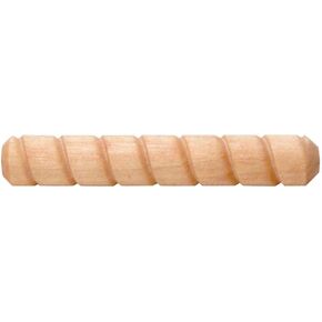 دبابيس وتد حلزونية من خشب القيقب (7/16 × 2 بوصة) - دبابيس وتد خشبية بتصميم حلزوني لنجارة الأعمال الخشبية - أحجام مختلفة، أوتاد وتد خشبية سهلة التركيب مع أطراف مشطوفة، دبابيس قوية ودقيقة لمسامير الخشب الصلب in Kuwait