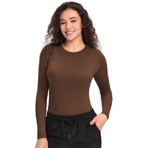 COZYFIT Scrub Undershirts Long Sleeve Women - Underscrub Comfort Tee in Kuwait